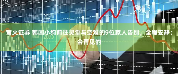 萤火证券 韩国小狗前往灵堂与空难的9位家人告别，全程安静：会再见的