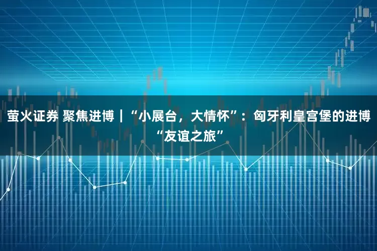 萤火证券 聚焦进博｜“小展台，大情怀”：匈牙利皇宫堡的进博“友谊之旅”